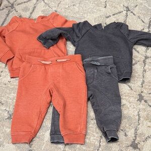 Garanimals Kids Matching Set in Orange and Gray